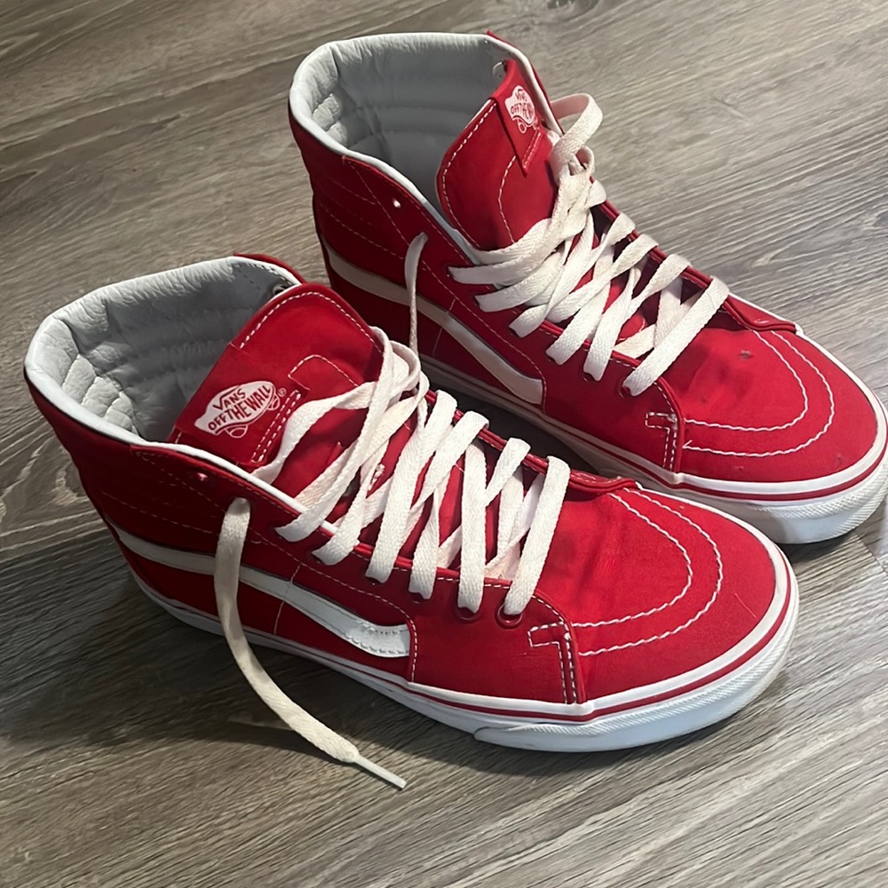 Red High Top Vans